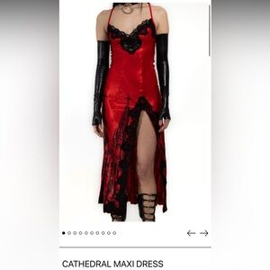 Havoc Cult Cathedral Gothic Goth Maxi Dress